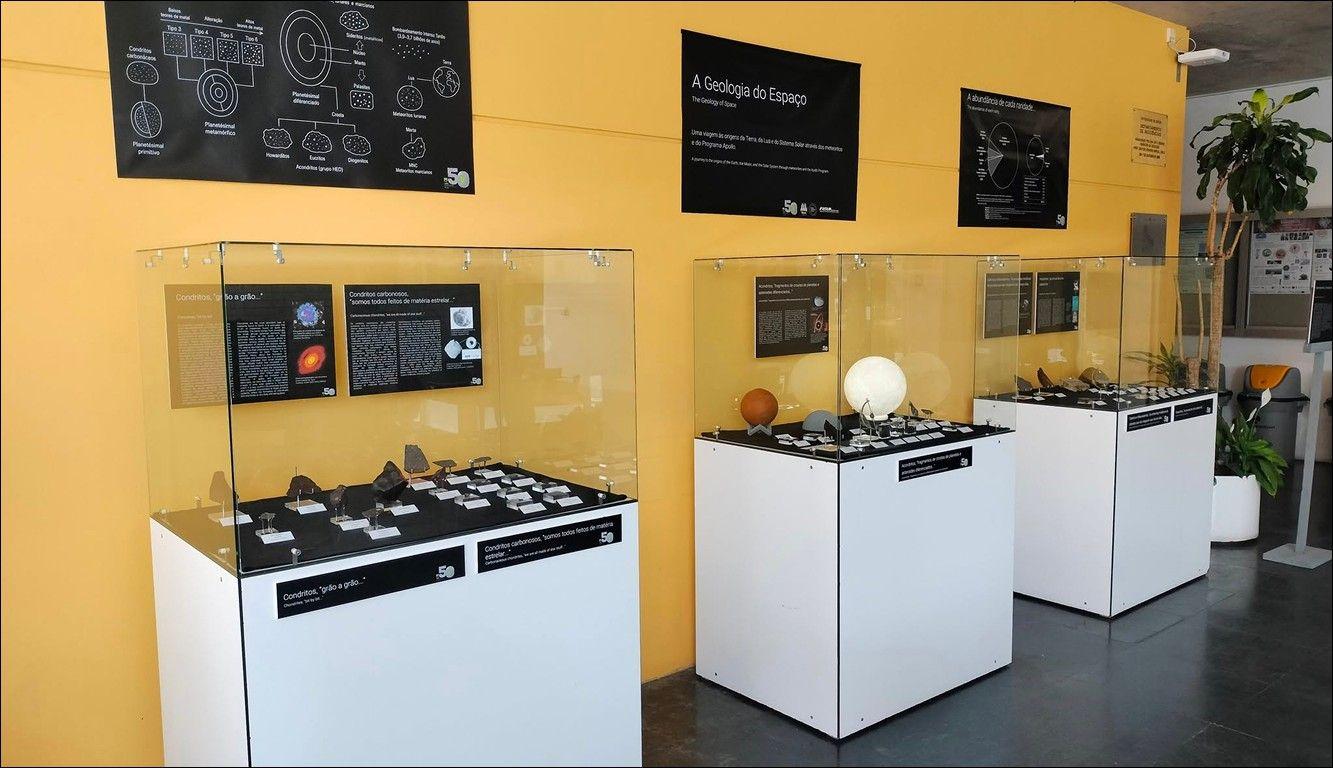 Departamento de Geociências inaugura exposição “A Geologia do Espaço” com exibição até setembro