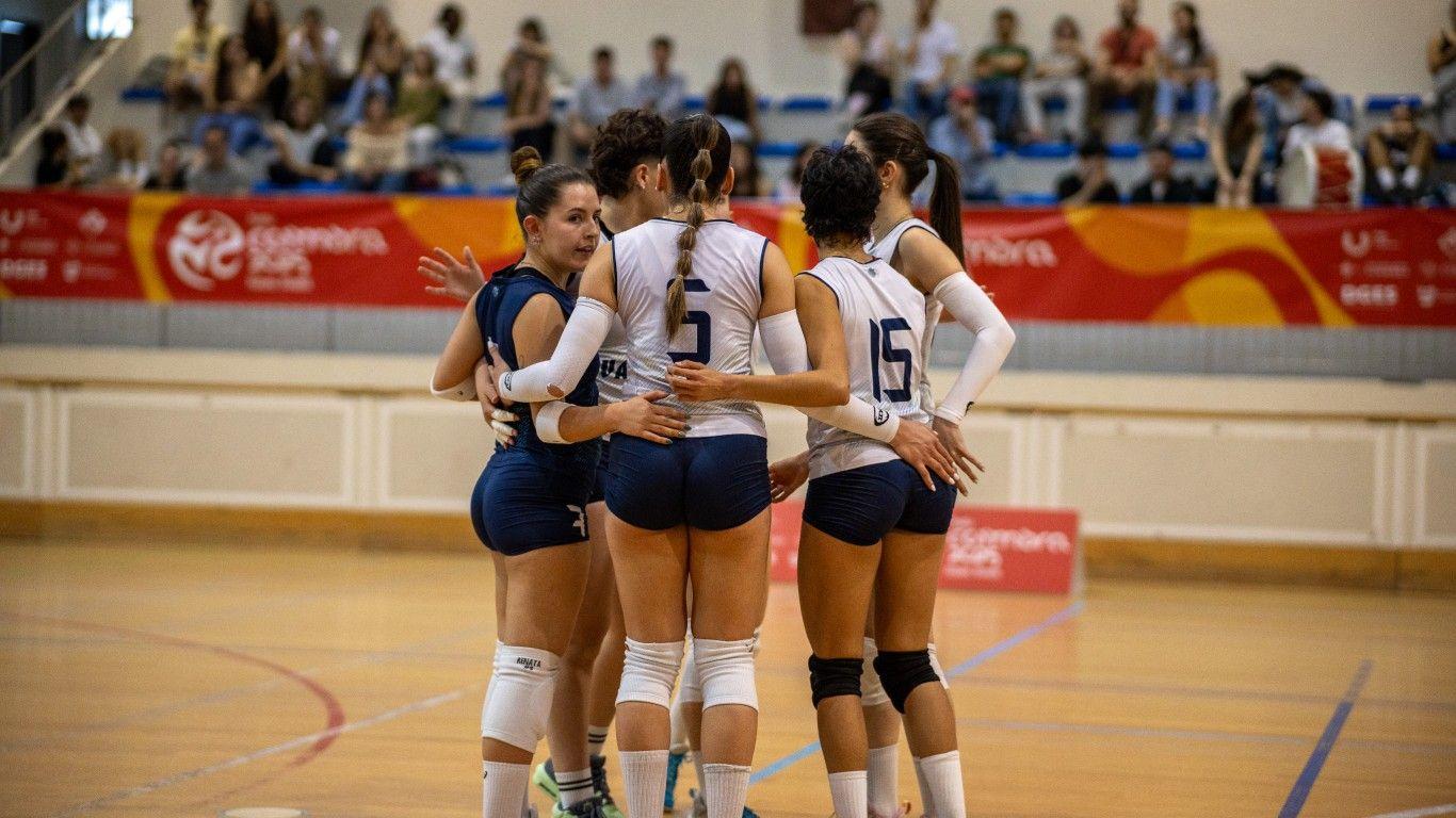 AAUAv/UA: Voleibol feminino vence a equipa do ICBAS na luta pelo terceiro e quarto lugar