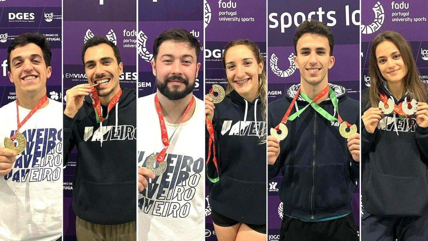 AAUAv trouxe para casa oito medalhas do CNU em Atletismo de Pista Curta