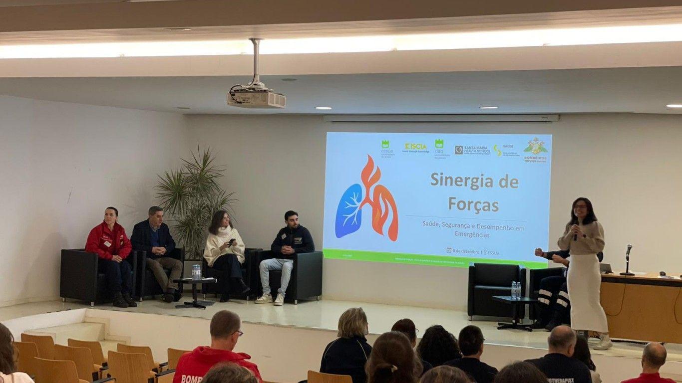 “Sinergia de Forças” juntou bombeiros, fisioterapeutas e estudantes na ESSUA e já motiva nova edição