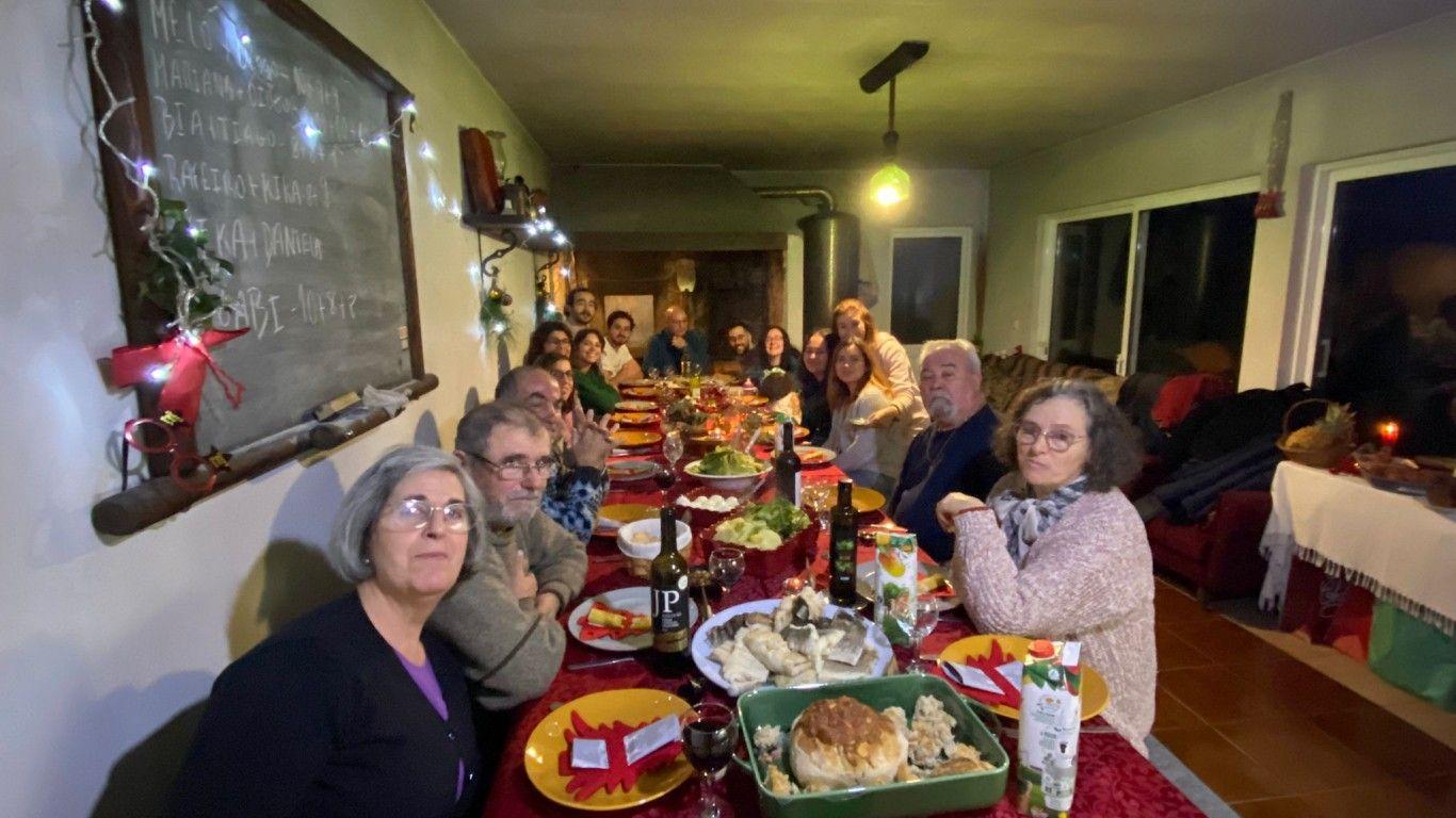 Estudantes internacionais viveram Natal com famílias portuguesas