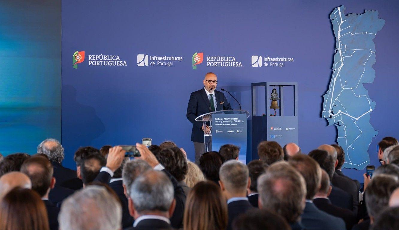 Ministro das Infraestruturas lança Alta Velocidade a enaltecer "decisões" do Governo 