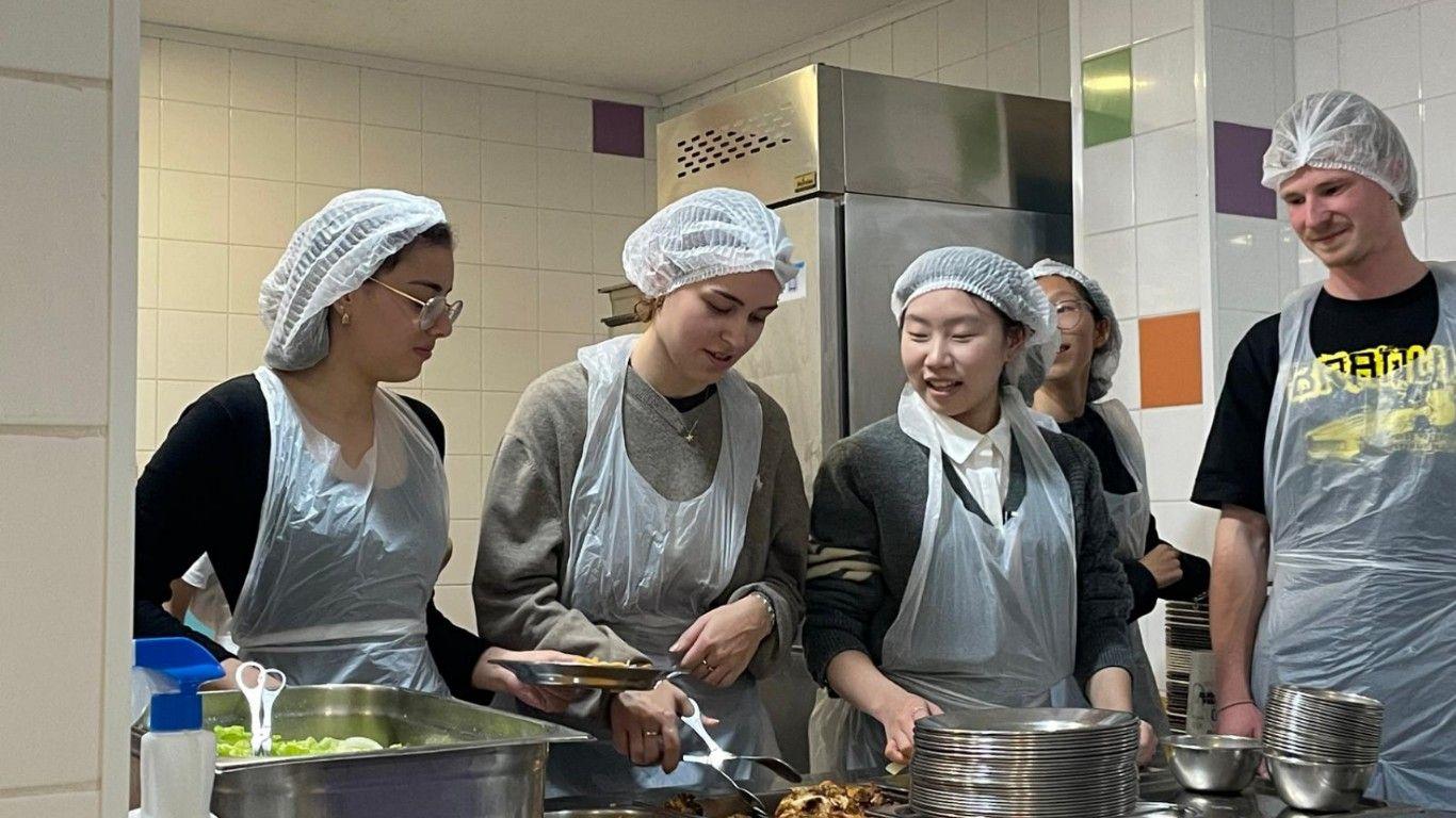 ESN Aveiro foi cozinhar às Florinhas do Vouga