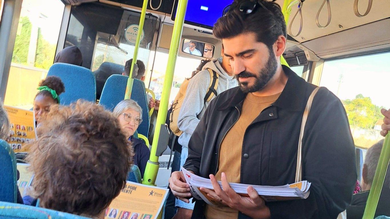 Autárquicas: Em campanha, BE ouve utentes em Aveiro e promete remunicipalizar transportes